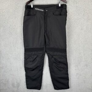 Alpinestars Motorcycle Riding Pants Mens Large Mesh Zip Ankle Reinforced Knee